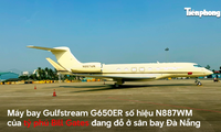 Tận thấy máy bay 70 triệu USD chở tỷ phú Bill Gates tới Đà Nẵng