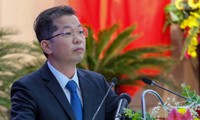 Ông Nguyễn Văn Quảng, Bí thư Thành uỷ Đà Nẵng phát biểu tại kỳ họp. 