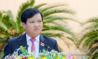 Ông Lê Nho Trung, Chủ tịch HĐND TP Đà Nẵng phát biểu khai mạc kỳ họp. 