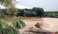 Mưa lớn khiên mọt số nơi ở huyện Sơn Động ngập cục bộ.