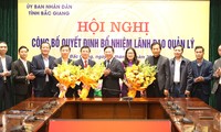 Bắc Giang bổ nhiệm Giám đốc Sở NN & PTNT và Sở Y tế.