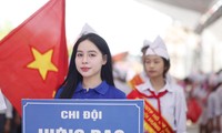 Hội trại thiếu niên do Đoàn Thanh niên xã Đông Lỗ tổ chức có 11 đội tham dự. Ảnh: Nguyễn Thắng