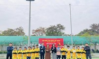 Chung kết Giải bóng đá nam Hội khỏe Phù Đổng quận Long Biên năm học 2023-2024