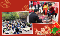 Hà Nội: Tween Tiểu học Nam Thành Công dự Hội chợ Xuân, vừa sắm Tết vừa làm từ thiện