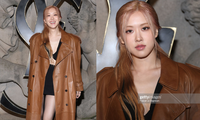 Rosé BLACKPINK tại show YSL: Khí chất ngút ngàn, ngồi cạnh Dua Lipa lại &quot;cute ngang&quot;