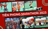 Tiền Phong Marathon 2023: Rưng rưng khoảnh khắc cầu hôn tại vạch đích