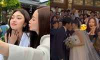 Dàn sao Marry My Husband tái ngộ ở đám cưới, Park Min Young - Gyu Ri &quot;dưỡng thê&quot;