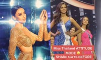Đối thủ mạnh của Hoa hậu Khánh Vân: Hoa hậu Thái Lan bị hiểu nhầm vì hành động vô tình?