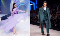 Mạnh Trường, Phương Oanh (Hương Vị Tình Thân) thần thái đỉnh cỡ nào trên sàn catwalk?