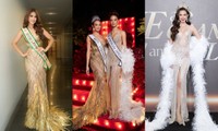 Khi 2 nàng hậu Miss Universe đụng độ váy áo với Thùy Tiên và Thiên Ân, ai nổi bật hơn?