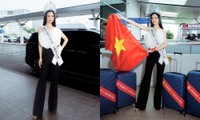 Chi tiết lạ trong trang phục Hoa hậu Bùi Quỳnh Hoa mặc đi thi Miss Universe 2023