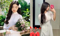 Sau Lọ Lem, showbiz Việt có thêm một con gái nhà sao xứng danh “nữ thần áo dài”