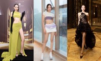 Hoa hậu Thanh Thủy thăng hạng gu thời trang với loạt trang phục khoe eo thon