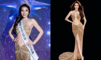 Có phải tân Miss Universe Vietnam 2024 diện váy dạ hội &quot;đụng hàng&quot; đối thủ?