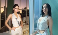 Miss Universe 2024: Hoa hậu Kỳ Duyên mặc trùng đồ với người đẹp Hàn Quốc