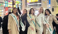 Hoa hậu Thanh Thủy ghi điểm khi rủ các Á hậu Miss International 2024 làm điều này