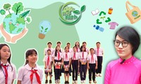 Giấc mơ xanh và những hành động thiết thực cho môi trường của các em học sinh