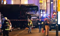 Chiếc xe tải gây án khiến 12 người thiệt mạng trong chợ Giáng sinh ở Berlin, Đức.