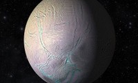 Mặt trăng Enceladus của sao Thổ.