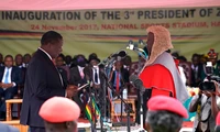 Ông Emmerson Mnangagwa tuyên thệ nhậm chức Tổng thống Zimbabwe.