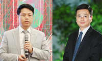 Ông Phạm Thanh Hà (bên phải) và ông Phạm Tiến Dũng (bên trái).