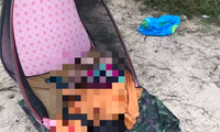 Phát hiện một phụ nữ tử vong trong lều vải trên bãi biển Bình Thuận