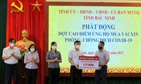 Doanh nghiệp hỗ trợ tỉnh Bắc Ninh ngay sau lễ phát động