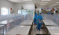 Công ty TNHH Fine MS Vina (Bắc Ninh) sắp xếp bố trí chỗ ở ngay tại nhà máy cho người lao động và vệ sinh khử khuẩn khu vực nhà ăn nhằm đảm bảo an toàn phòng, chống Covid-19.
