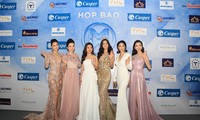 Dàn Hoa, Á hậu gợi cảm khoe sắc tại họp báo công bố Miss World Việt Nam