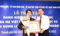 TPHCM truy tặng danh hiệu Bà mẹ Việt Nam anh hùng, Anh hùng Lực lượng vũ trang nhân dân