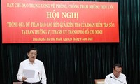 Trưởng ban Nội chính T.Ư: Xử lý nghiêm các trường hợp né tránh, đùn đẩy, không làm hết trách nhiệm