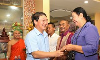 Chủ nhiệm Ủy ban Dân tộc chúc Tết Chôl Chnăm Thmây tại TPHCM