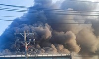 Sự cố lò hơi, một nhà máy tại khu công nghiệp ở Đồng Nai bốc cháy