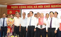Secretary of Ho Chi Minh City Nguyen Van Nen attended the ceremony to announce the new neighborhood in Thu Duc City