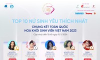 Top 10 nữ sinh được yêu thích nhất cuộc thi Hoa khôi Sinh viên Việt Nam 2023