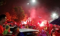 Hàng nghìn cảnh sát chống đua xe trận bán kết lượt về ở Mỹ Đình
