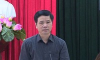 Ông Hoàng Mạnh Phú - Bí thư huyện Phúc Thọ.