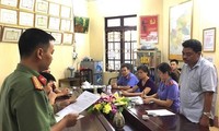 Cơ quan đọc lệnh khởi tố, tạm giam đối với bị can Nguyễn Thanh Hoài.