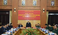 Tổng Bí thư, Chủ tịch nước Nguyễn Phú Trọng phát biểu khai mạc tại hội nghị