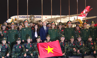 Tổng Tham mưu trưởng Nguyễn Tân Cương ra sân bay tiễn 76 quân nhân Việt Nam tới Thổ Nhĩ Kỳ