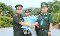 Sĩ quan trẻ Biên phòng Việt - Lào chung tay xây dựng biên giới hòa bình