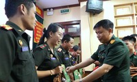 Thanh niên Quân đội Việt - Lào mong muốn góp sức trẻ cùng nhân dân hai nước