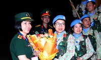 Đội Công binh số 1 của Việt Nam trở về từ Abyei