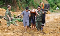 Sư đoàn Lam Sơn giúp đồng bào Thái Nguyên khắc phục hậu quả mưa lũ, sạt lở