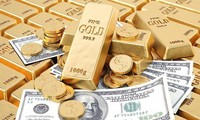 Giá vàng tiếp tục giảm, USD tăng mạnh. Ảnh minh hoạ 