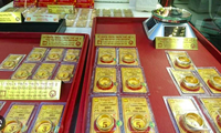 Giá vàng nhẫn tròn trơn tăng 1,5 triệu đồng/lượng. 