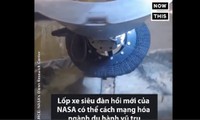 Lốp xe siêu đàn hồi của NASA được làm từ vật liệu gì?