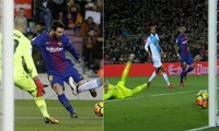 Khung gỗ ngăn Messi ghi thêm bàn cho Barca.