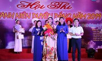 Nguyễn Bảo Ngọc giành Hoa khôi nữ thanh niên duyên dáng Yên Bái năm 2019.