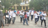 Kỳ thi tuyển sinh vào lớp 10 công lập tại Nam Định diễn ra trong 2 ngày 9/6 và 10/6 - Ảnh: Hoàng Long